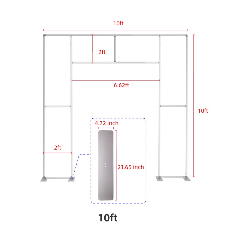 Flat Square Door Arch Stand