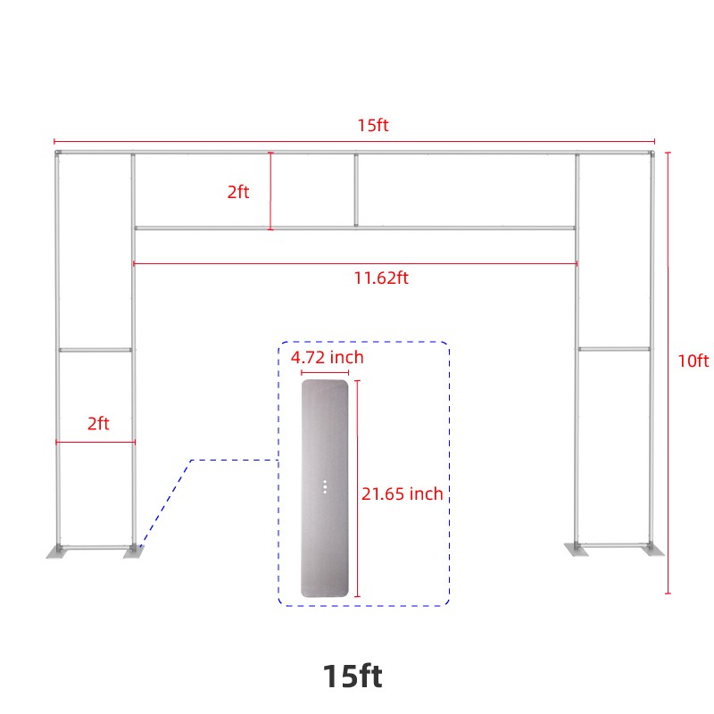 Flat Square Door Arch Stand