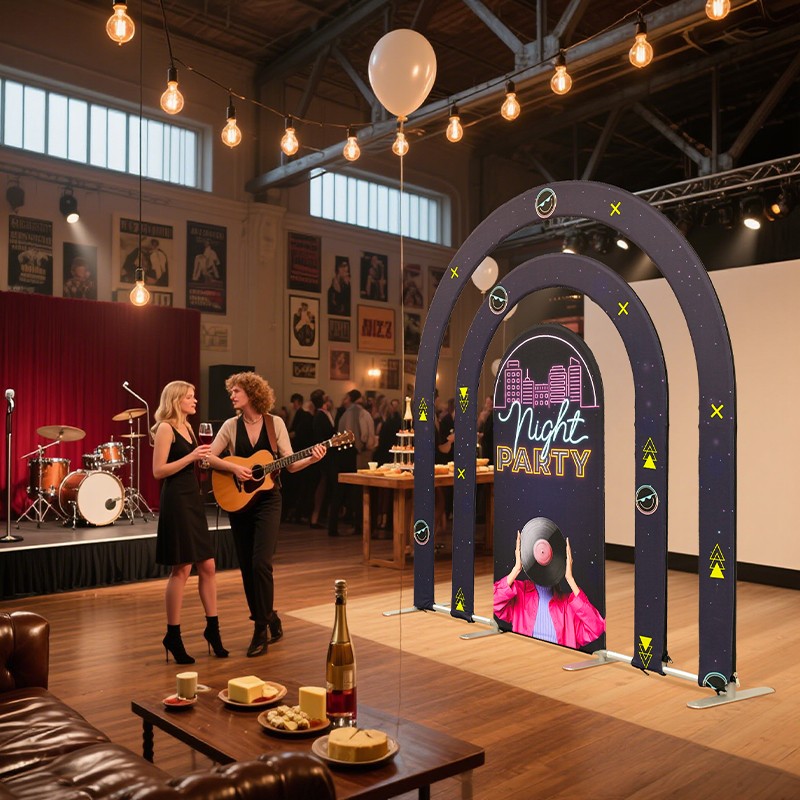 Rainbow Multi-Tier Arch Backdrop