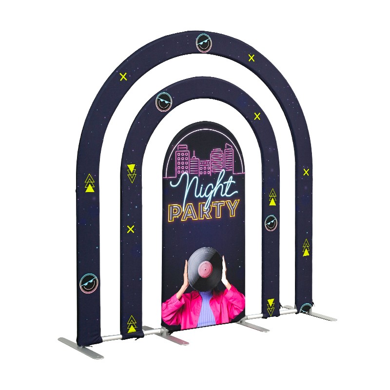 Rainbow Multi-Tier Arch Backdrop