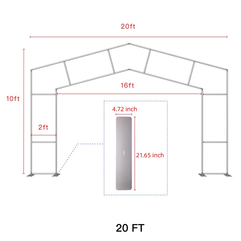 House with A-Shape Arch Stand