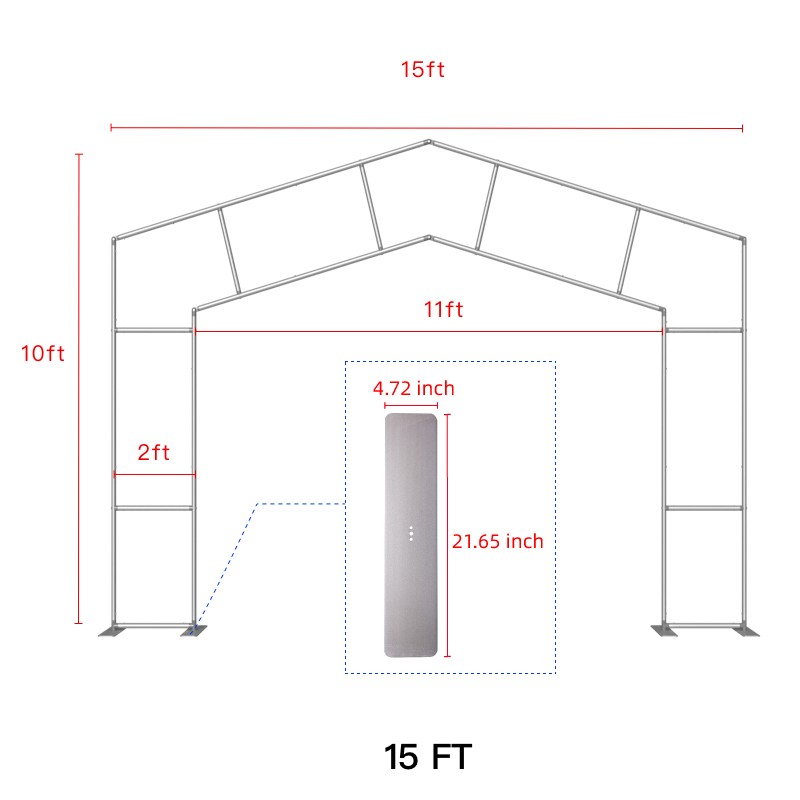 House with A-Shape Arch Stand
