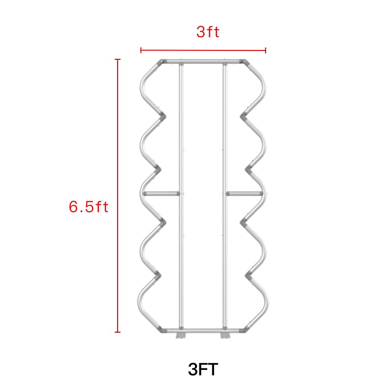 Corrugated Spring Stand Party Backdrop Decor