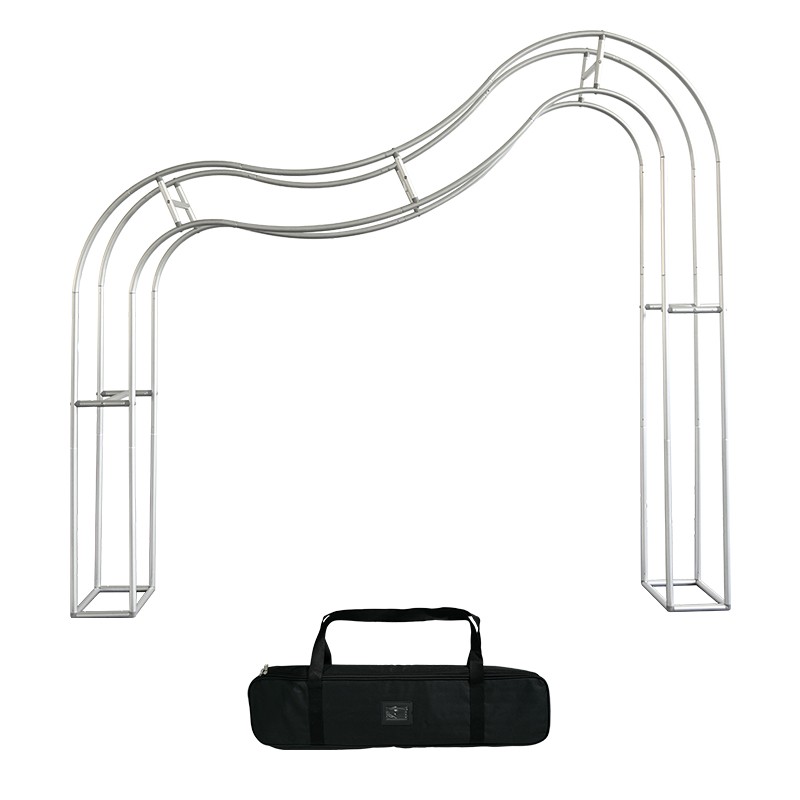 3D Wave Shaped Arch Backdrop