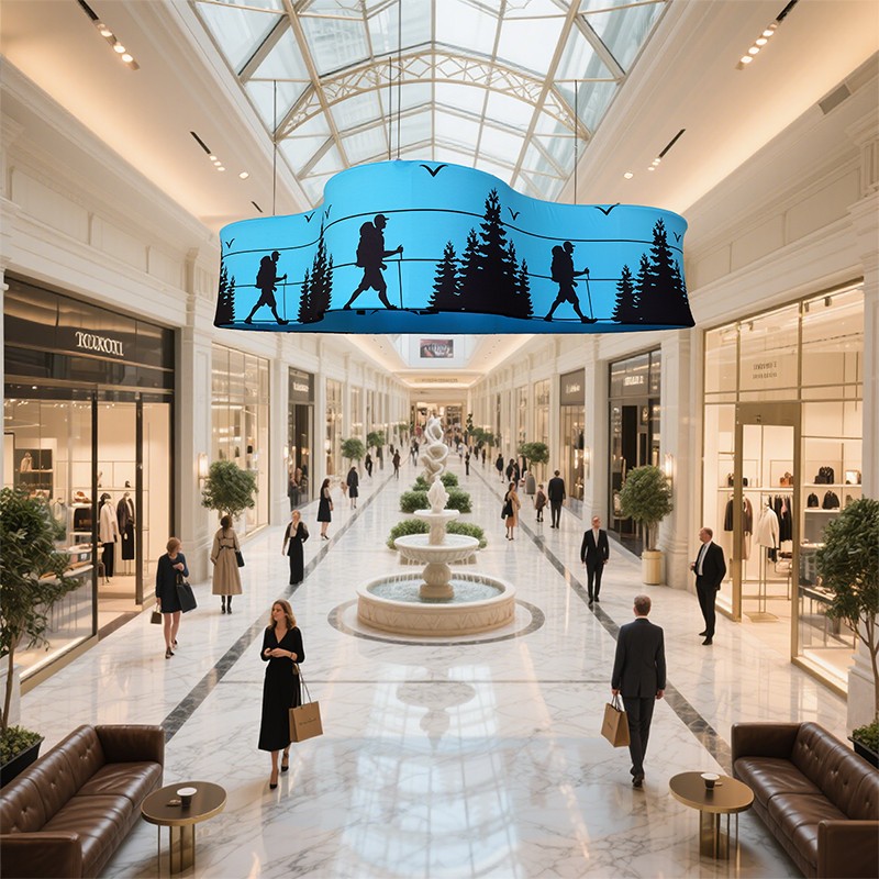 Cloud Shaped Hanging Sign