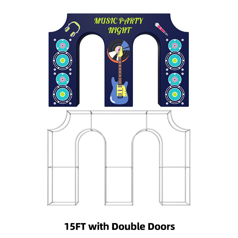 3D Triumphal Arch Backdrop