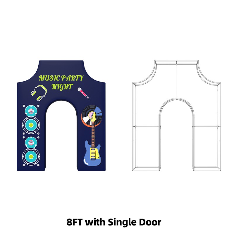 3D Triumphal Arch Backdrop