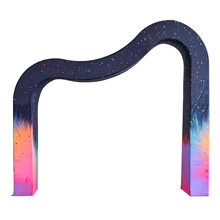 3D Wave Shaped Arch Backdrop