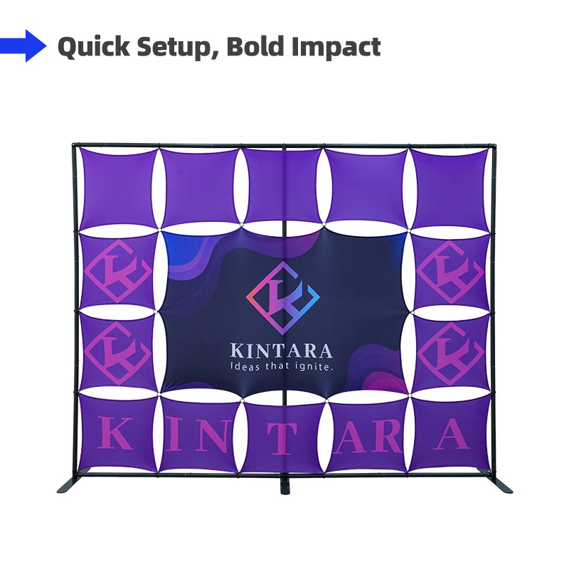 Modular Grid Tension Fabric Backdrop