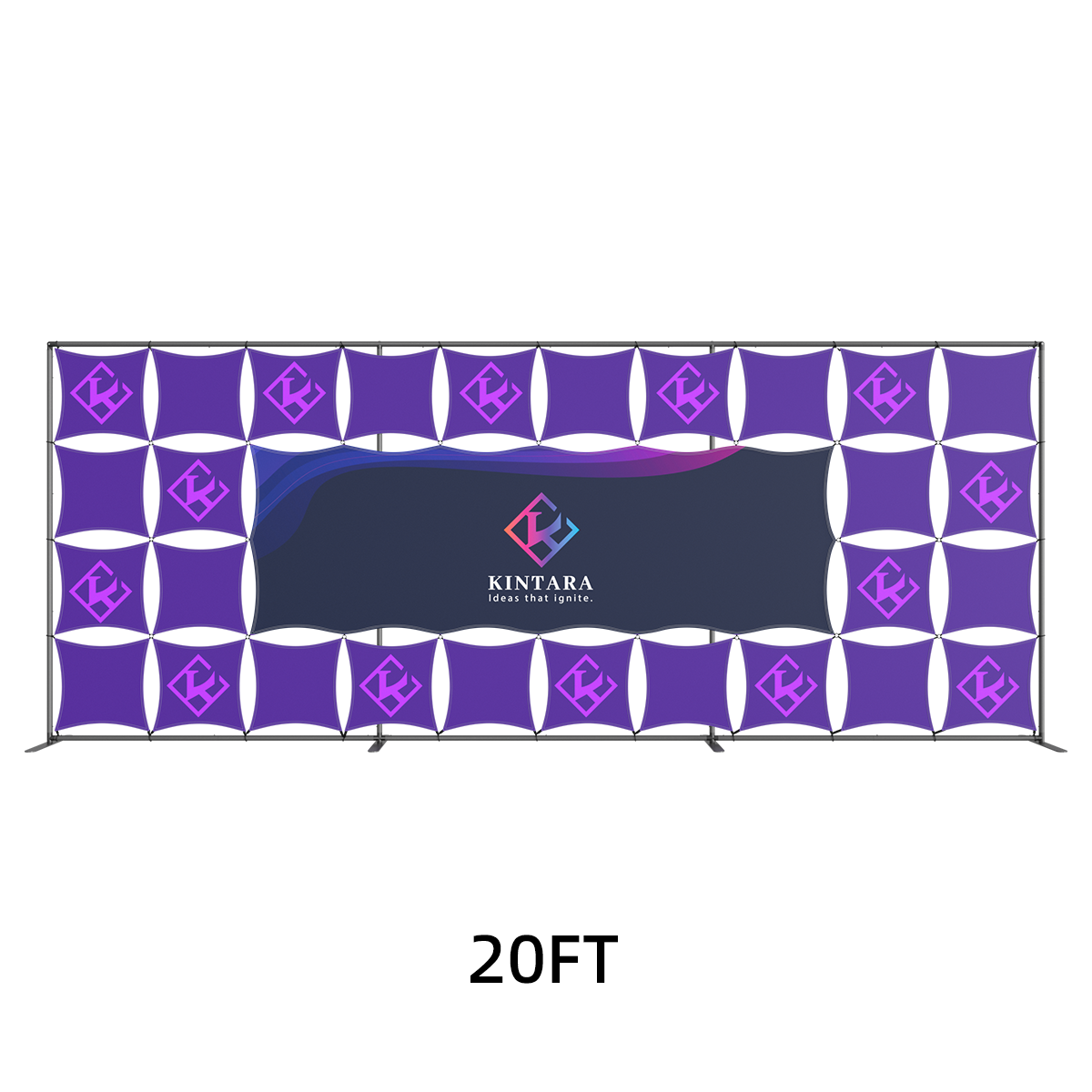 Modular Grid Tension Fabric Backdrop