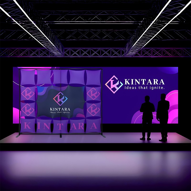 Modular Grid Tension Fabric Backdrop