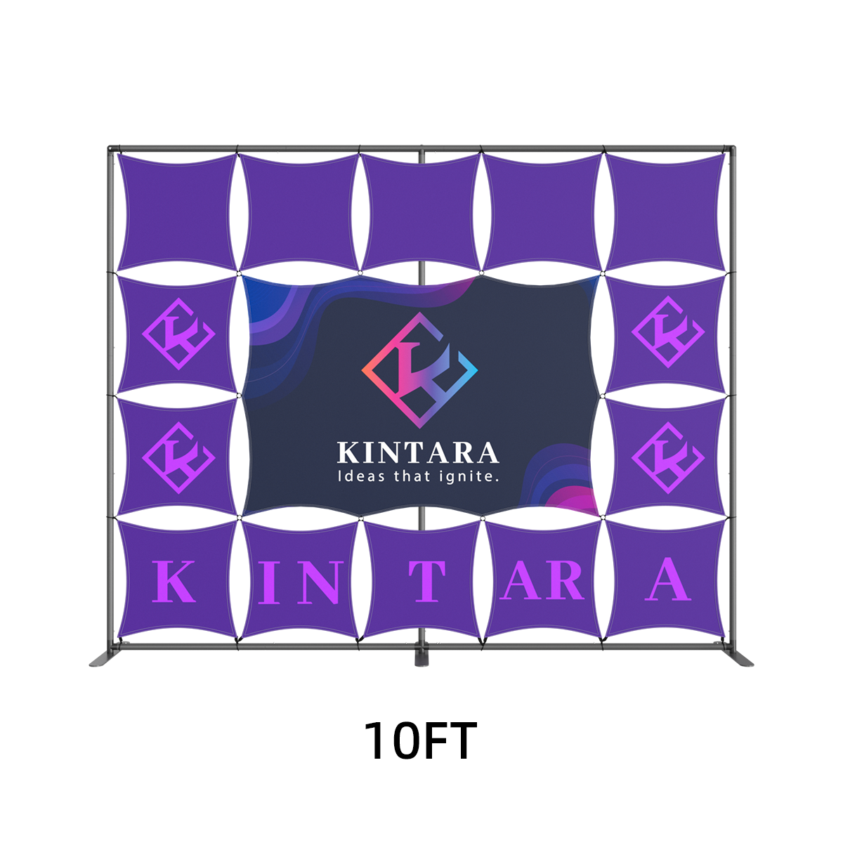 Modular Grid Tension Fabric Backdrop