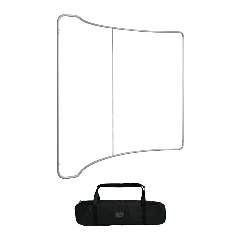 Custom Size Curved Tension Fabric Display (Fabric Only)