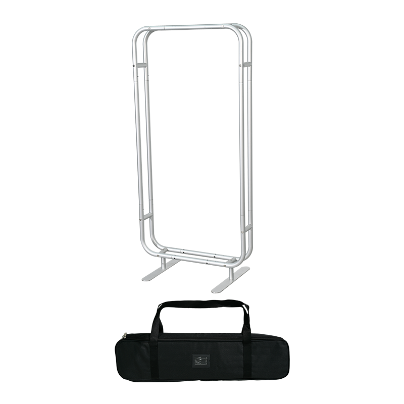 Phone-Shaped Exhibit Stand Frame