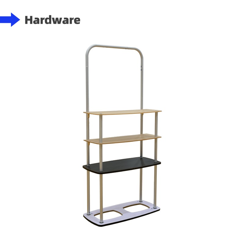 Fabric Backwall Display Rack Frame