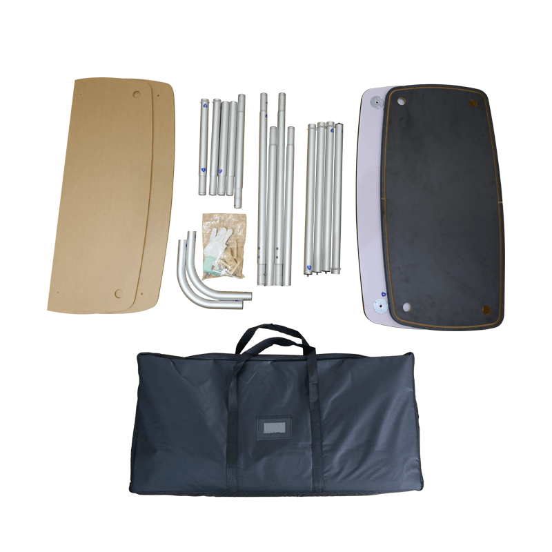 Fabric Backwall Display Rack Frame