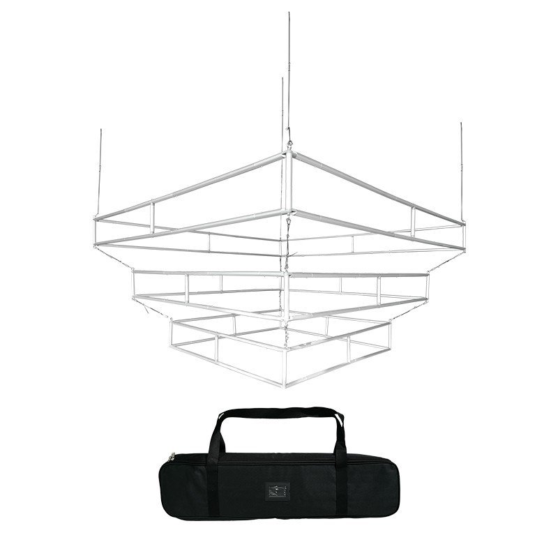 Tiered Square Hanging Sign Frame