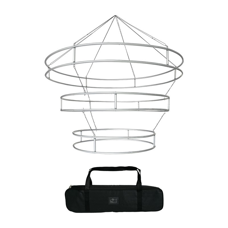 Tiered Circle Hanging Sign Frame