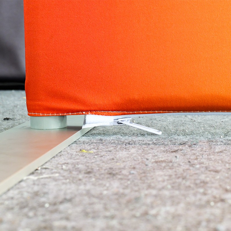 Tension Fabric Stand with Hanging Rail