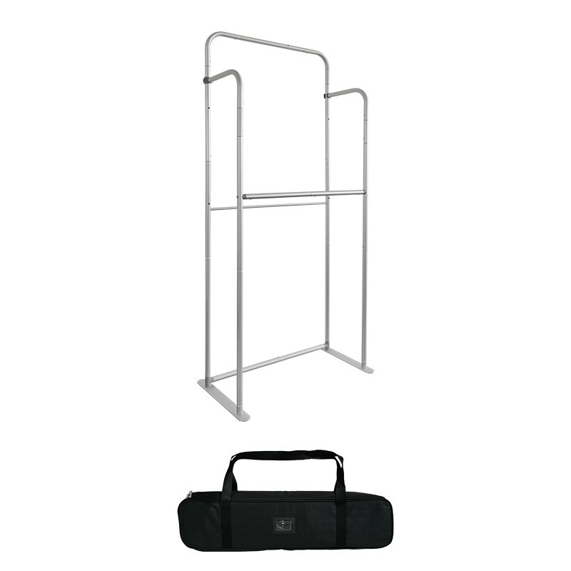 Tension Fabric Stand with Hanging Rail Frame