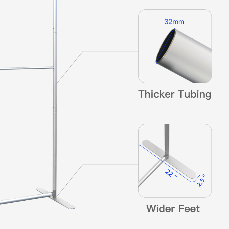 20FT Straight Tension Fabric Display Frame  (Round Corners)