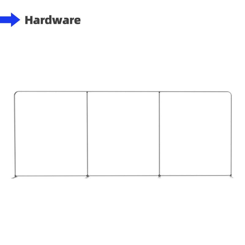 20FT Straight Tension Fabric Display Frame  (Round Corners)