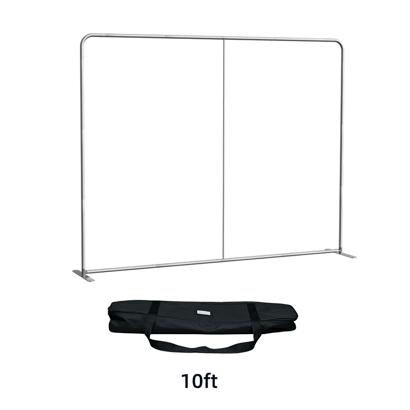 10FT Straight Tension Fabric Display Frame (Round Corners)
