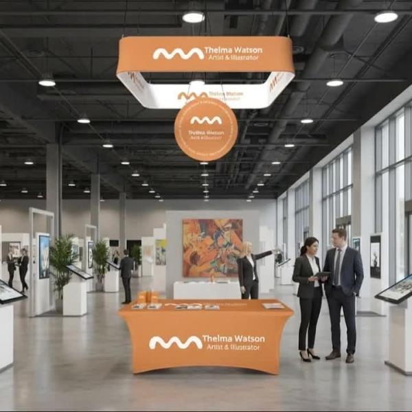 Vertical Disc Hanging Sign