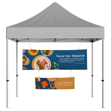 Custom Tent Hanging Banner Set