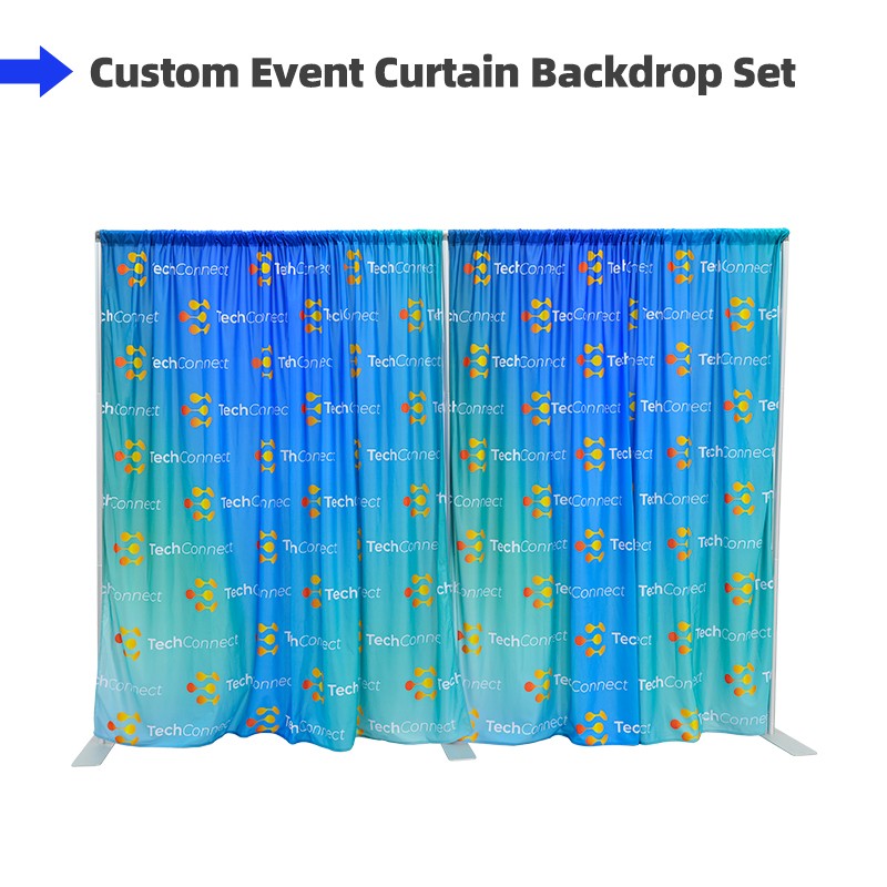 Curtain Backdrop with Stand