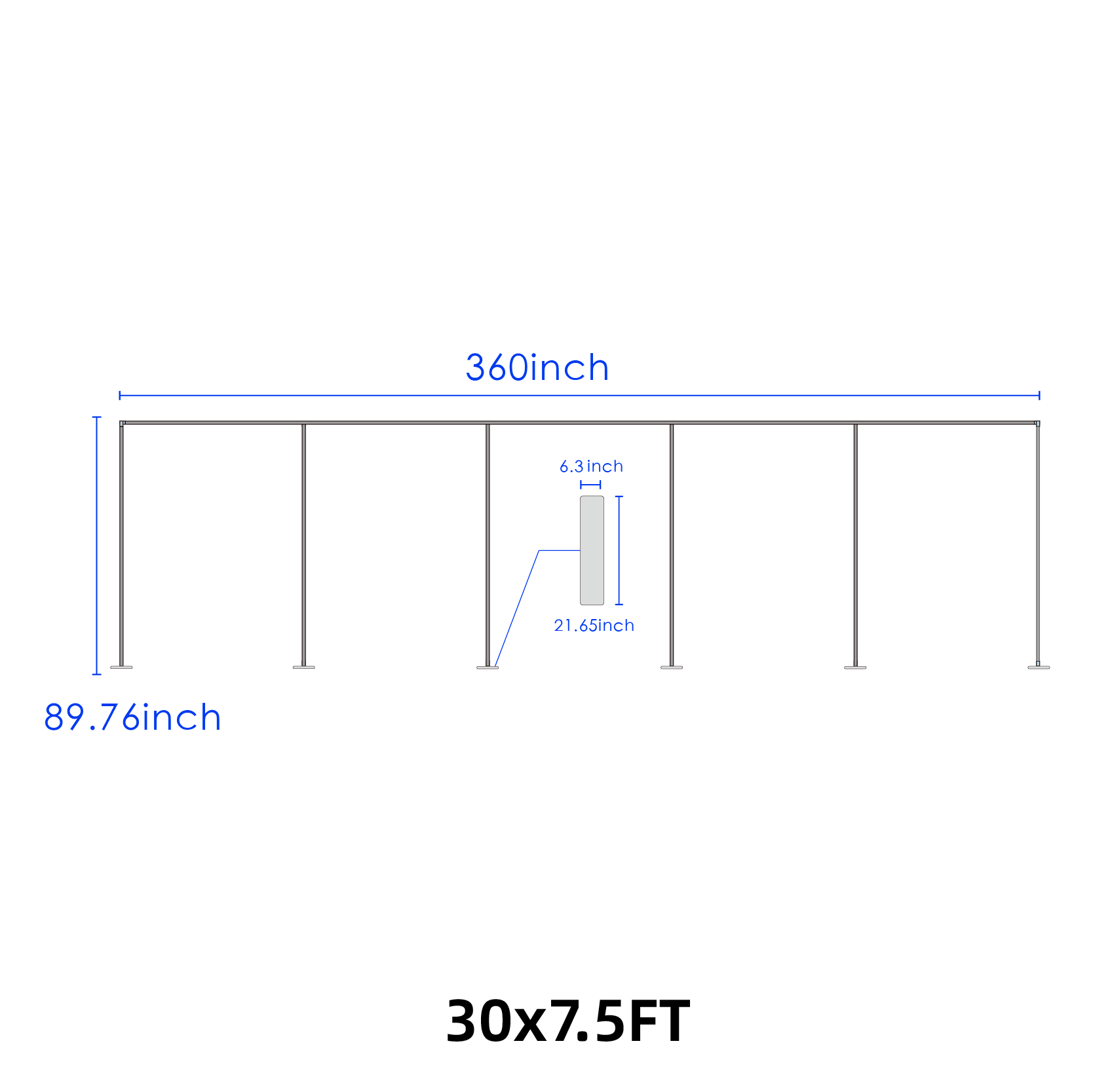 Curtain Backdrop with Stand