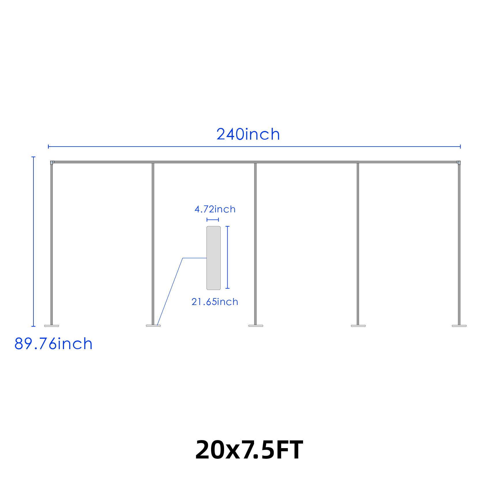 Curtain Backdrop with Stand