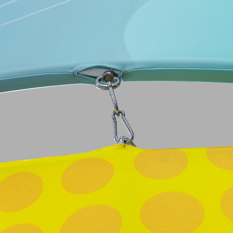 Dual-Teardrop Circle Hanging Sign