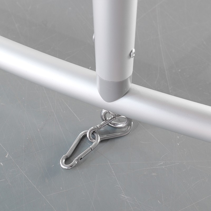 Dual-Teardrop Circle Hanging Sign