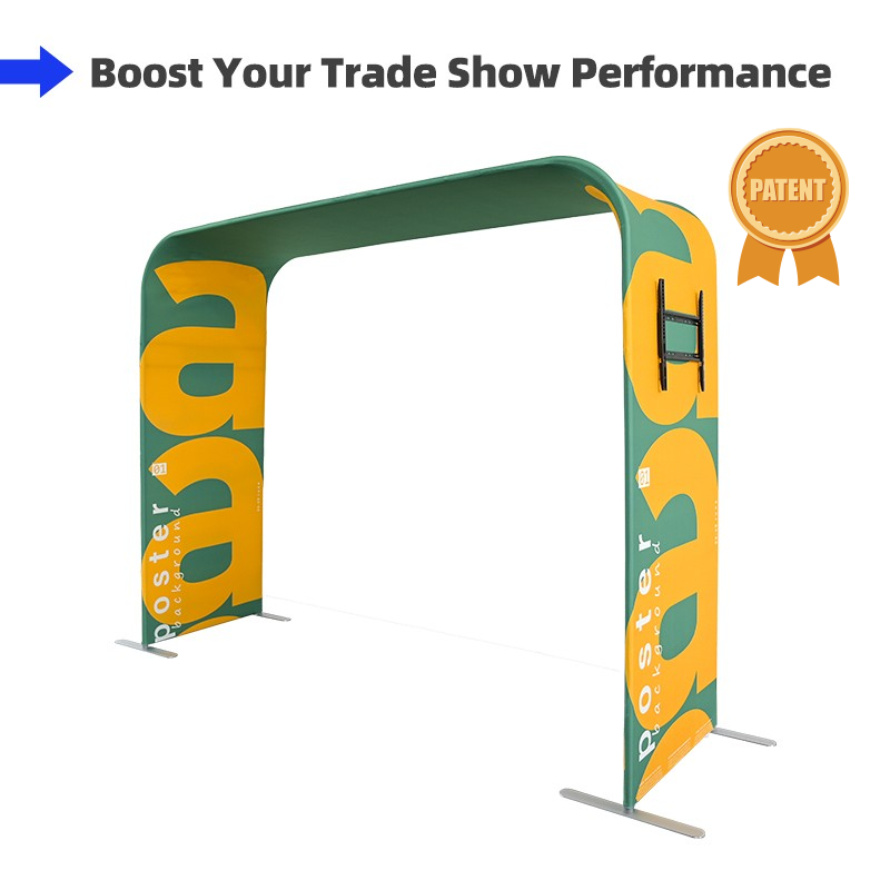 Square Arch Display with TV Rack