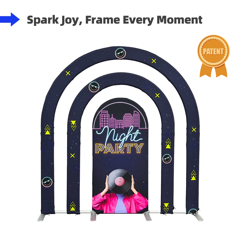 Rainbow Multi-Tier Arch Backdrop