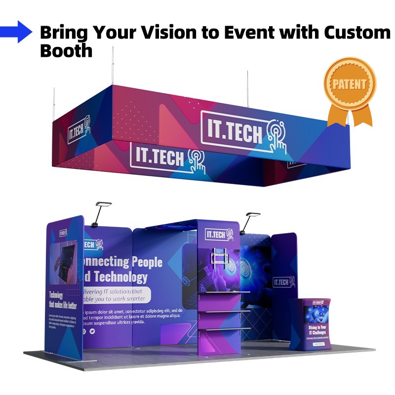 10x20ft Trade Show Booth Kit - B1