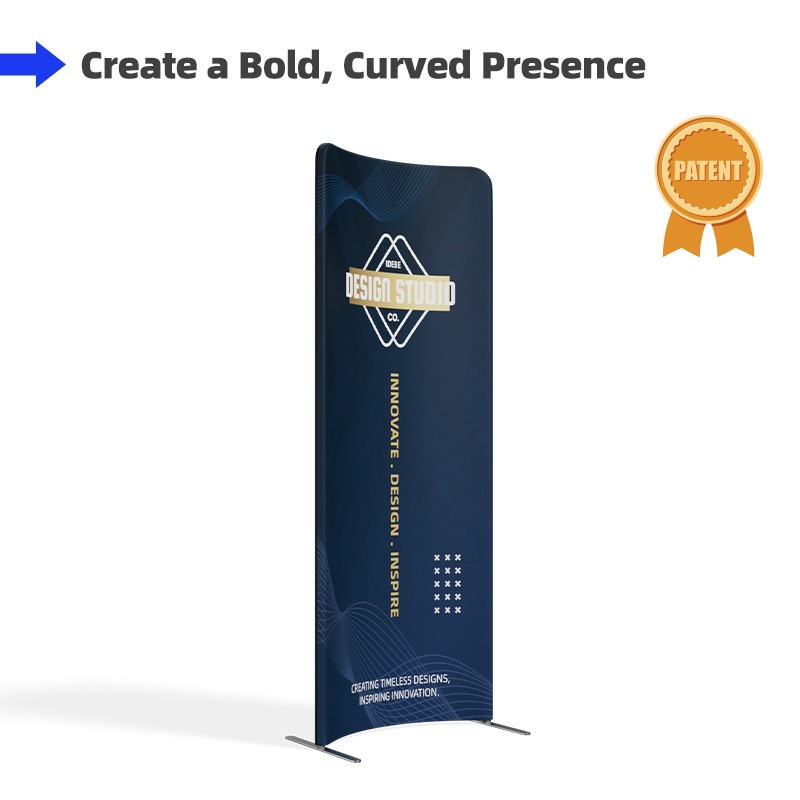 Magnetic Curved Fabric Banner Stand