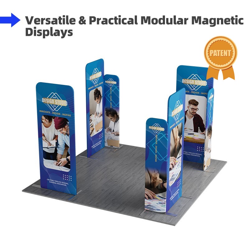 10x10ft Magnetic Modular Fabric Displays-D