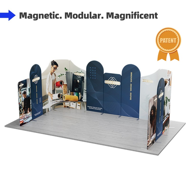 20x10ft Magnetic Modular Fabric Displays-C