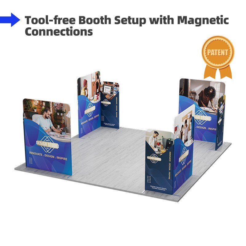 Magnetic Display Rack Magnetic Modular Display Systems | Portable & Versatile for Trade Shows