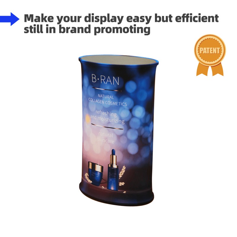 Deluxe Oval Popup Booth